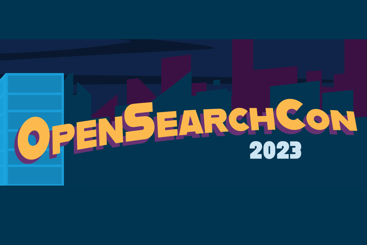 OpenSearchCon 2023 hero banner image.