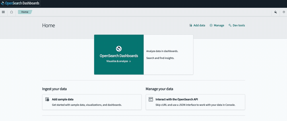 Setting up and connecting data sources with OpenSearch Dashboards