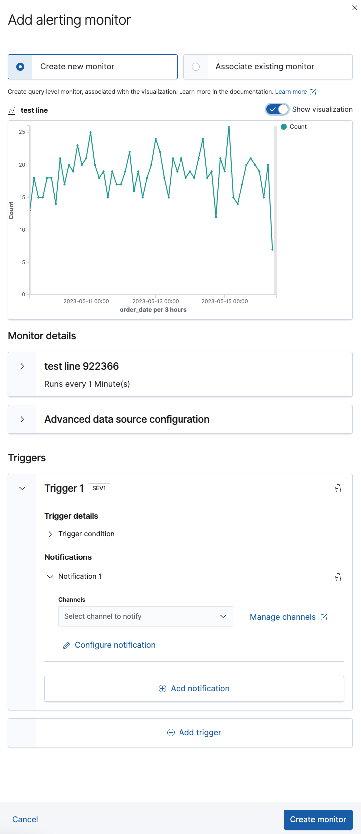 Create monitor interface