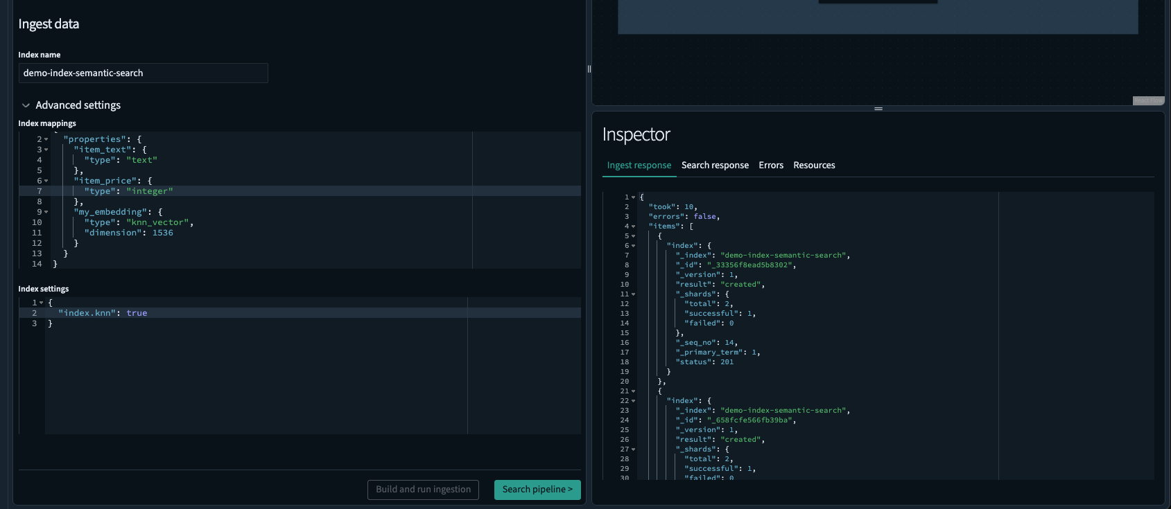 build-and-run-ingestion-response