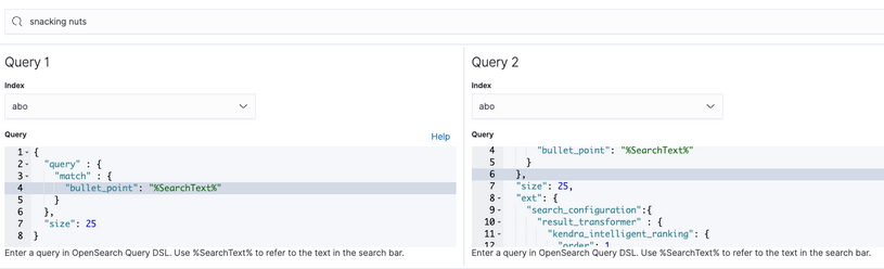 OpenSearch Intelligent Ranking query