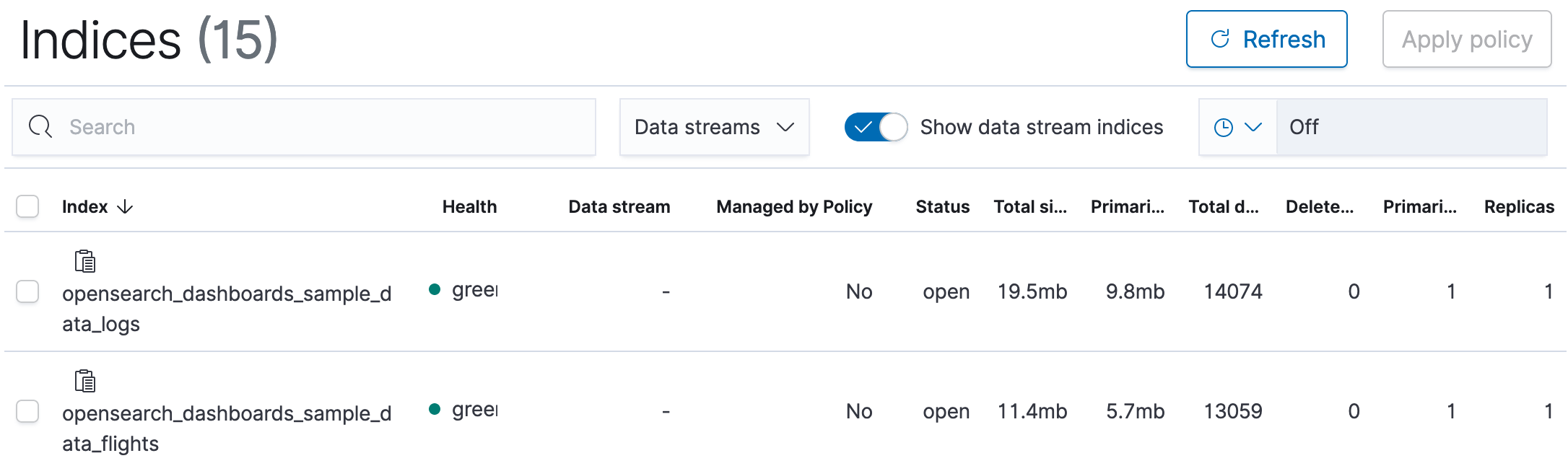 Data streams - OpenSearch documentation
